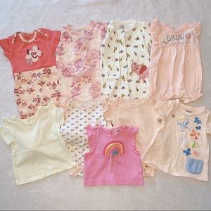 Bundle of Baby Girl Clothes Size 3-6 Months
